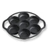 SOGA 2X 32cm Cast Iron Takoyaki Fry Pan Octopus Balls Maker 7 Hole Cavities Grill Mold - Outdoorium