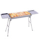 SOGA Skewers Grill with Side Tray Portable Stainless Steel Charcoal BBQ Outdoor 6 - 8 Persons | Outdoorium
