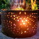 Squat Round Fire Pit | 7+ Patterns | 3 Colours | Australian Made | Outdoorium