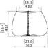 Stitch 25 Plant Pot - Bone - Outdoorium