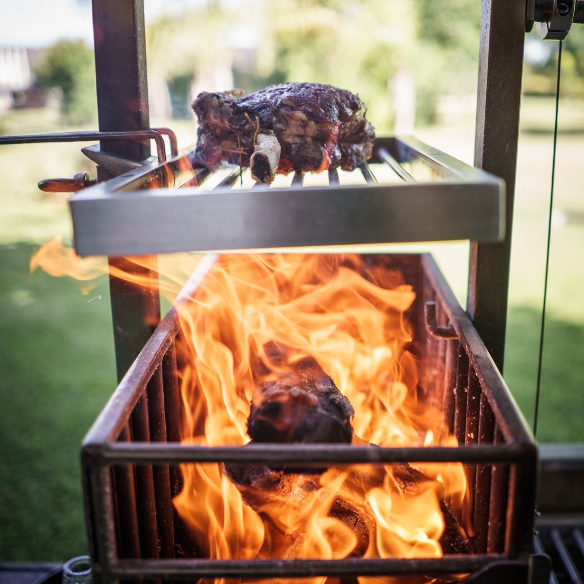 Tagwood BBQ Argentine Santa Maria Wood Fire &amp; Charcoal Grill | BBQ03SS - Outdoorium