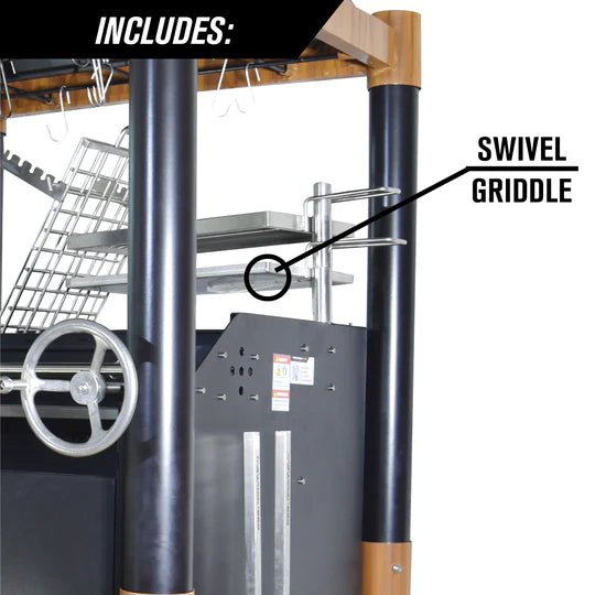 Tagwood BBQ Argentine Wood Fire & Charcoal Grill | BBQ02SI | Outdoorium