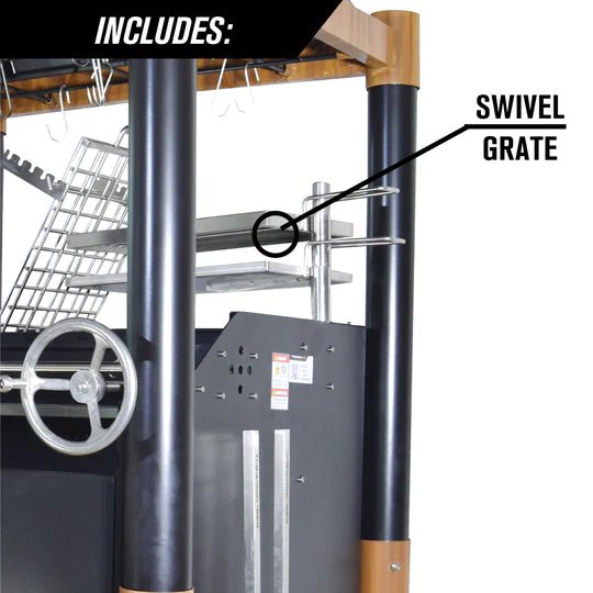 Tagwood BBQ Argentine Wood Fire & Charcoal Grill | BBQ02SI | Outdoorium