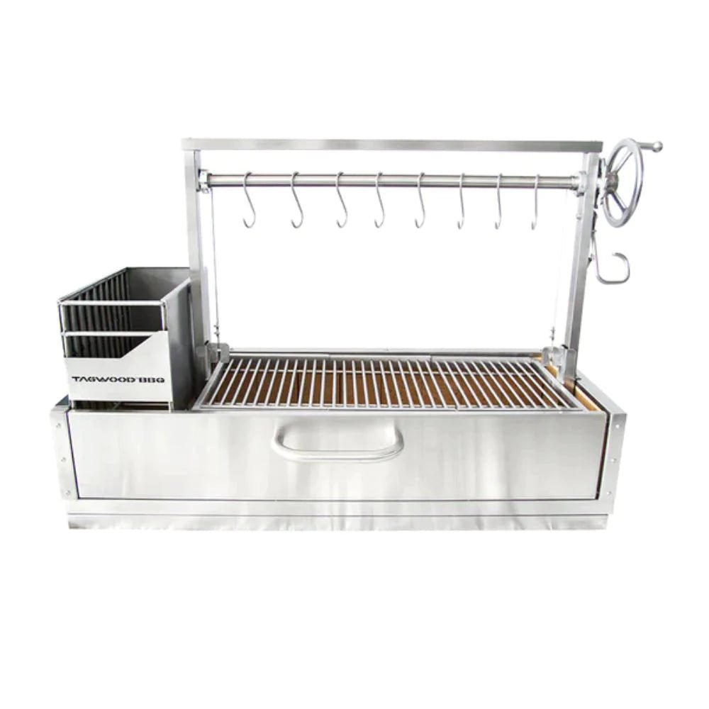 Tagwood BBQ Santa Maria Argentine Wood Fire & Charcoal Grill Built in | BBQ05SS - Outdoorium