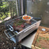 Tagwood BBQ Table Top Warming Brazier | Stainless steel and Acacia wood | BBQ07SS | Outdoorium