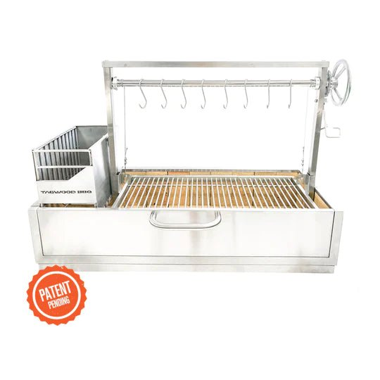 TAGWOOD BBQ XL Built-In Argentine Wood Fire &amp; Charcoal Grill OPEN FIRE COOKING | BBQ25SS - Outdoorium