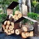 Triple Honeycomb Firewood Rack | Firewood Holder | Log Rack | Outdoorium
