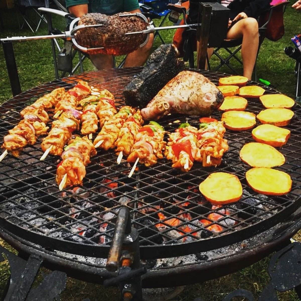 Ultimate BBQ Fire Pit 90cm - Outdoorium