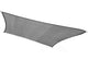 Wallaroo Rectangular Shade Sail 3m x 2.5m - Grey | Home & Garden > Shading