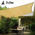 Wallaroo Rectangular Shade Sail 7m x 7m - Sand - Outdoorium