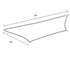 Wallaroo Rectangular Shade Sail 7m x 7m - Sand - Outdoorium