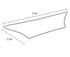 Wallaroo Square Shade Sail 2.5 x 2.5m - Sand - Outdoorium