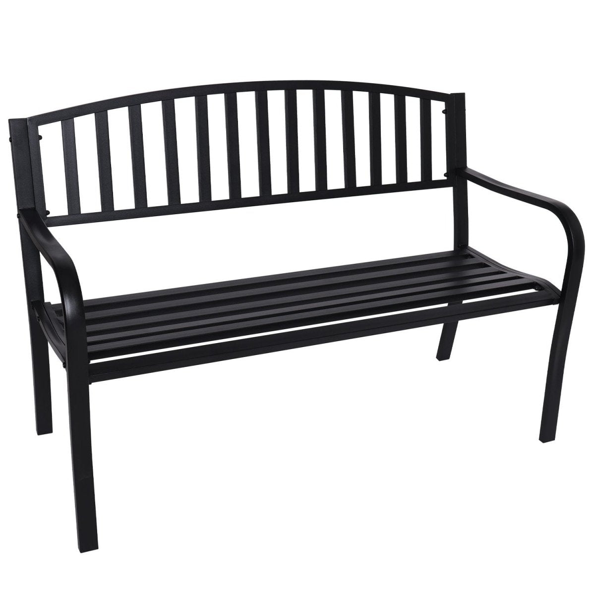 Wallaroo Steel Outdoor Garden Bench - Classic - Outdoorium