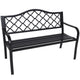 Wallaroo Steel Outdoor Garden Bench - Elegant | Home & Garden > Garden Furniture
