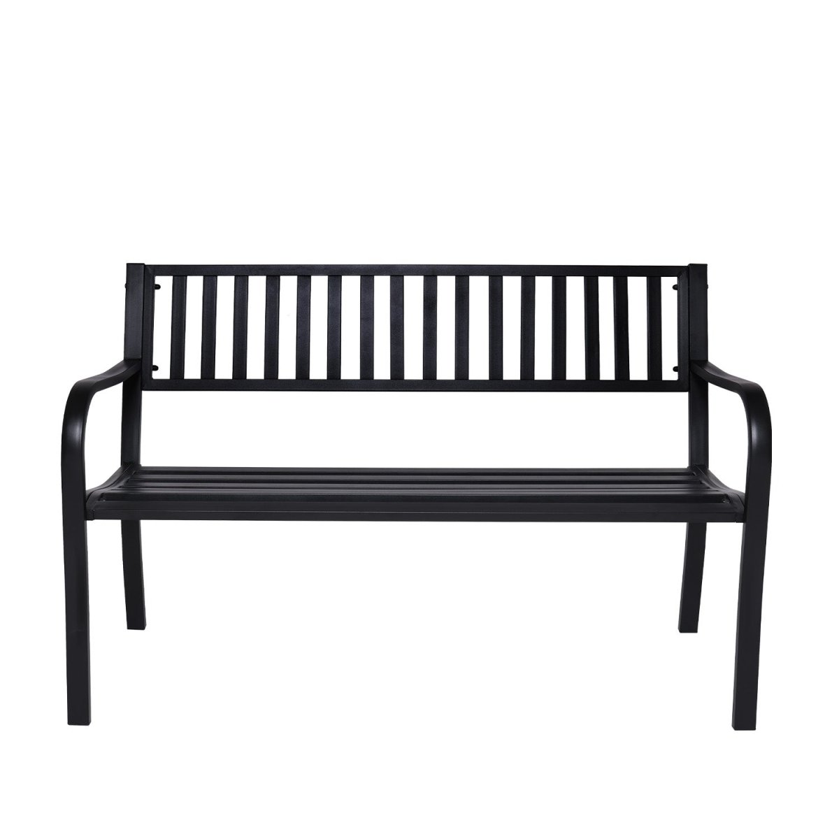 Wallaroo Steel Outdoor Garden Bench - Modern - Outdoorium