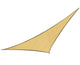 Wallaroo Triangle Shade Sail 7x7x7 - Sand | Home & Garden > Shading
