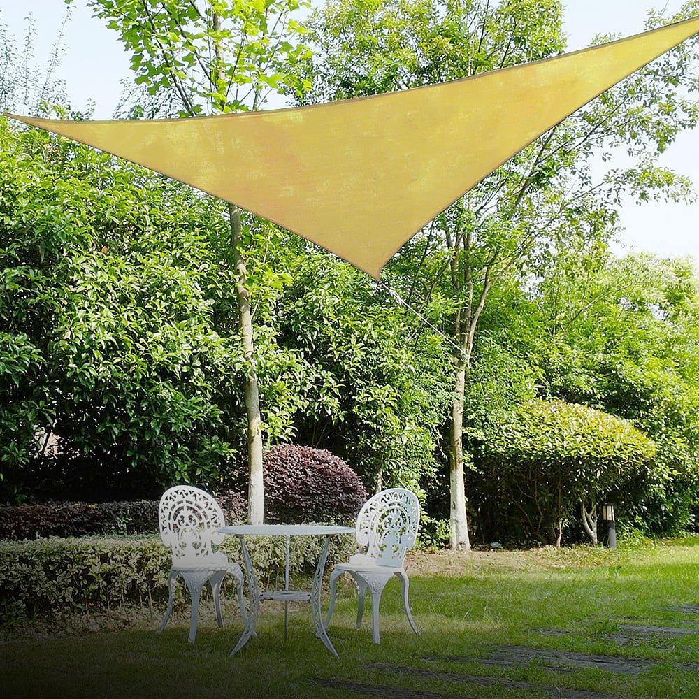 Wallaroo Triangular Shade sail: 8m x 8m x 8m - Sand - Outdoorium