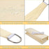 Waterproof Shade Sail Awning Cloth Rectangle Triangle Square Sand Sun Canopy AU - Outdoorium