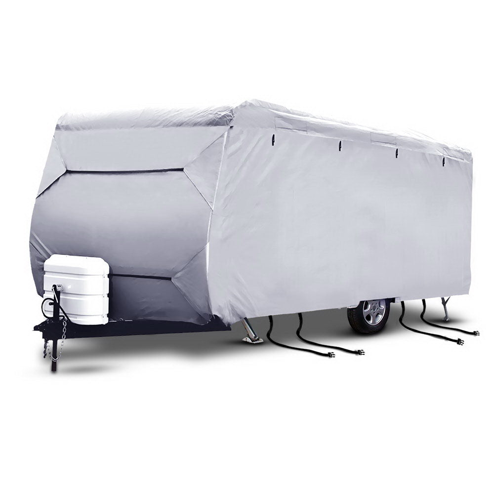 Weisshorn 16-18ft Caravan Cover Campervan 4 Layer UV Water Resistant - Outdoorium