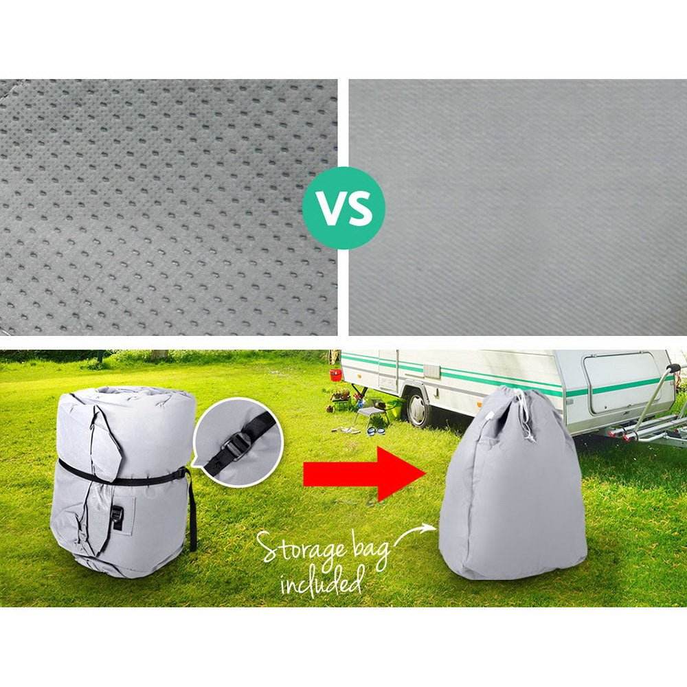 Weisshorn 18-20ft Caravan Cover Campervan 4 Layer UV Water Resistant - Outdoorium