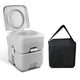 Weisshorn 20L Portable Camping Toilet Outdoor Flush Potty Boating With Bag | Outdoorium