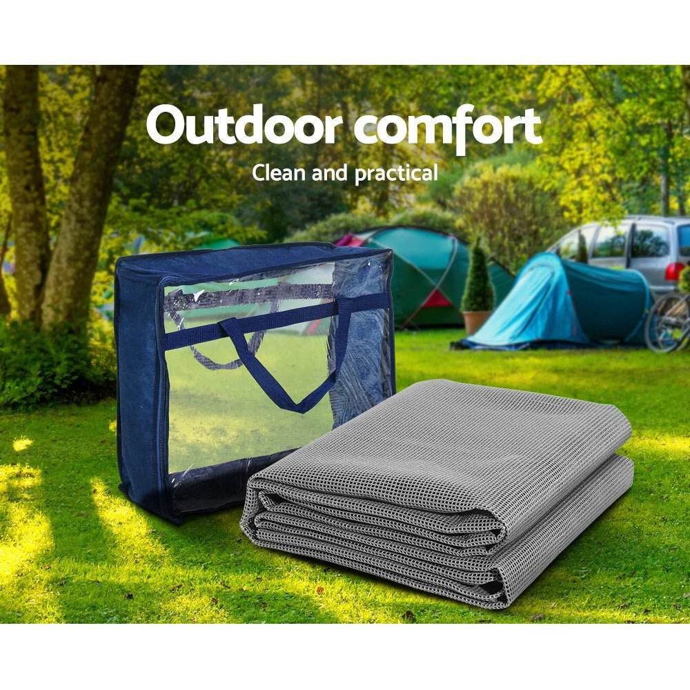 Weisshorn 3M X 2.5M Annex Matting Floor Mats Mesh Caravan Camping Annexe - Outdoorium