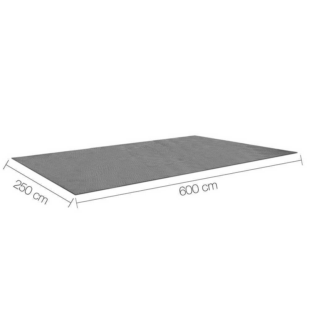 Weisshorn 6M X 2.5M Annex Matting 600GSM Floor Mats Mesh Caravan Camping Annexe - Outdoorium