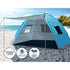 Weisshorn Camping Tent Beach Portable Hiking Sun Shade Shelter Fishing 4 Person - Outdoorium