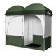 Weisshorn Double Camping Shower Toilet Tent Outdoor Portable Change Room | Outdoorium