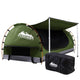 Weisshorn Double Swag Camping Swags Canvas Free Standing Dome Tent Celadon | Outdoorium