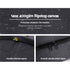 Weisshorn Double Swag Camping Swags Canvas Free Standing Dome Tent Dark Grey 4CM - Outdoorium