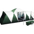 Weisshorn Family Camping Tent 12 Person Hiking Beach Tents (3 Rooms) Green - Outdoorium