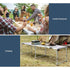 Weisshorn Folding Camping Table 240CM Portable Outdoor Picnic BBQ Aluminium Desk - Outdoorium
