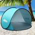 Weisshorn Pop Up Beach Tent Camping Portable Sun Shade Shelter Fishing - Outdoorium