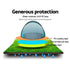 Weisshorn Pop Up Beach Tent Camping Portable Sun Shade Shelter Fishing - Outdoorium