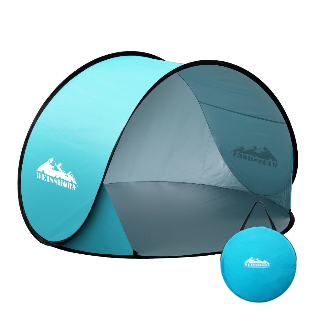 Weisshorn Pop Up Beach Tent Camping Portable Sun Shade Shelter Fishing - Outdoorium