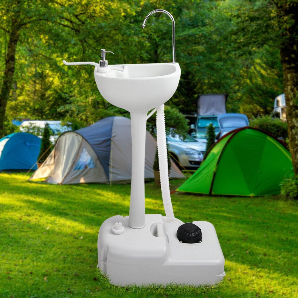 Weisshorn Portable Camping Wash Basin 19L - Outdoorium