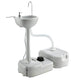 Weisshorn Camping Basin Portable Hand Wash Sink Stand 43L Capacity | Outdoorium