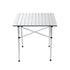 Weisshorn Folding Camping Table 70CM Roll Up Outdoor Picnic BBQ Aluminium Desk - Outdoorium