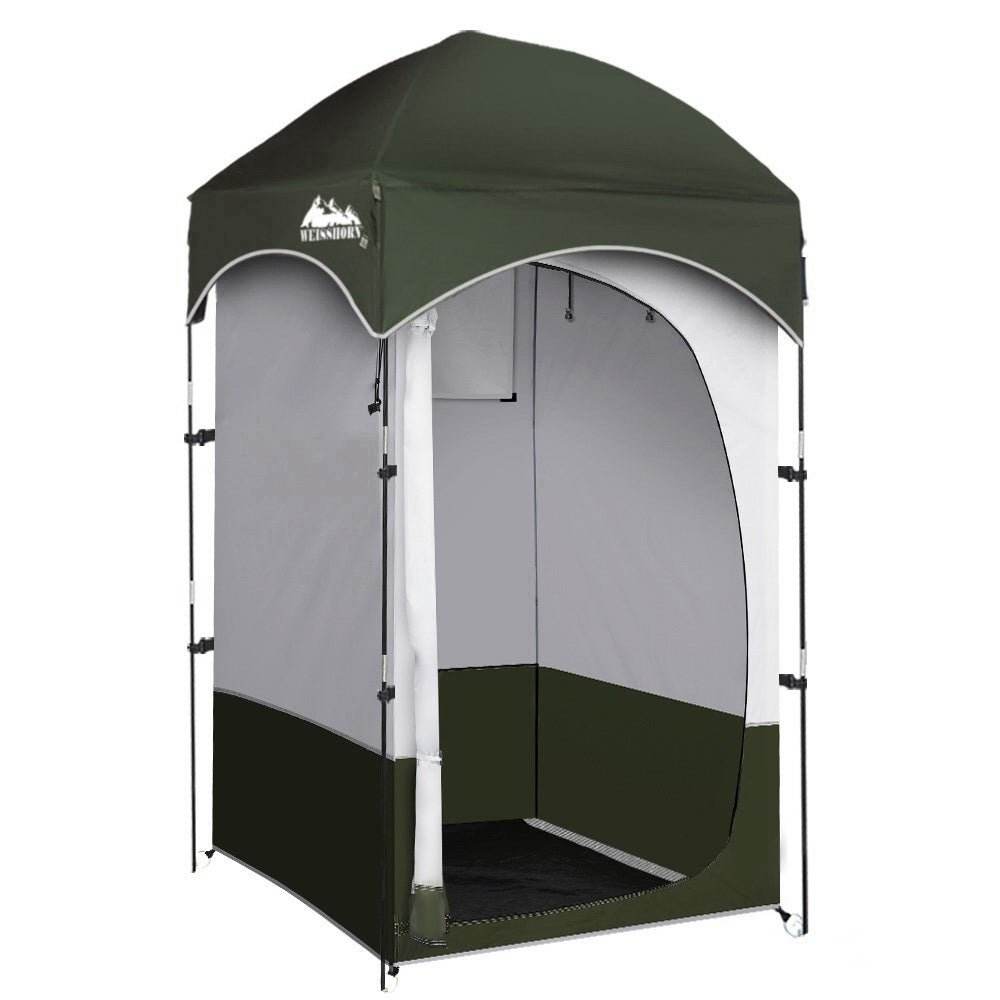 Weisshorn Camping Shower Toilet Tent Outdoor Portable Changing Room Ensuite - Outdoorium