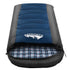 Weisshorn Sleeping Bag Single Thermal Camping Hiking Tent Blue -20�C - Outdoorium