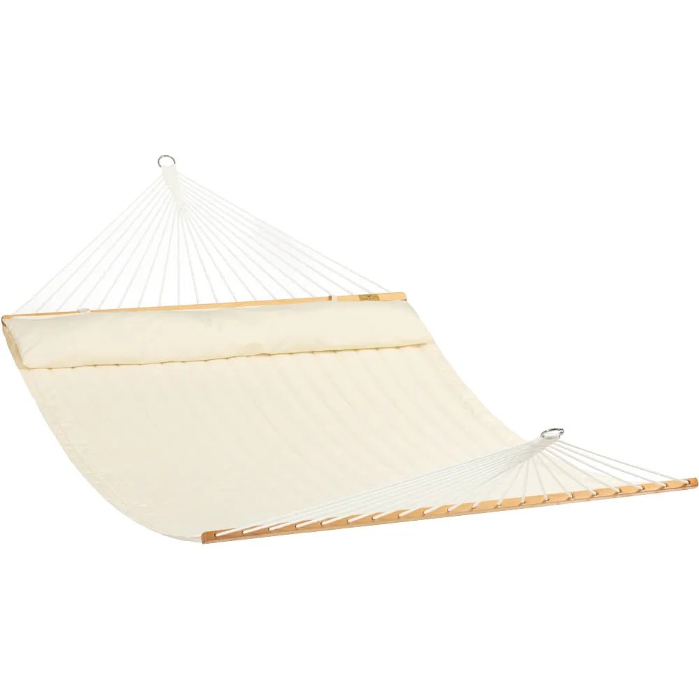 Whitsunday King Quilted Hammock in Cream - Outdoorium
