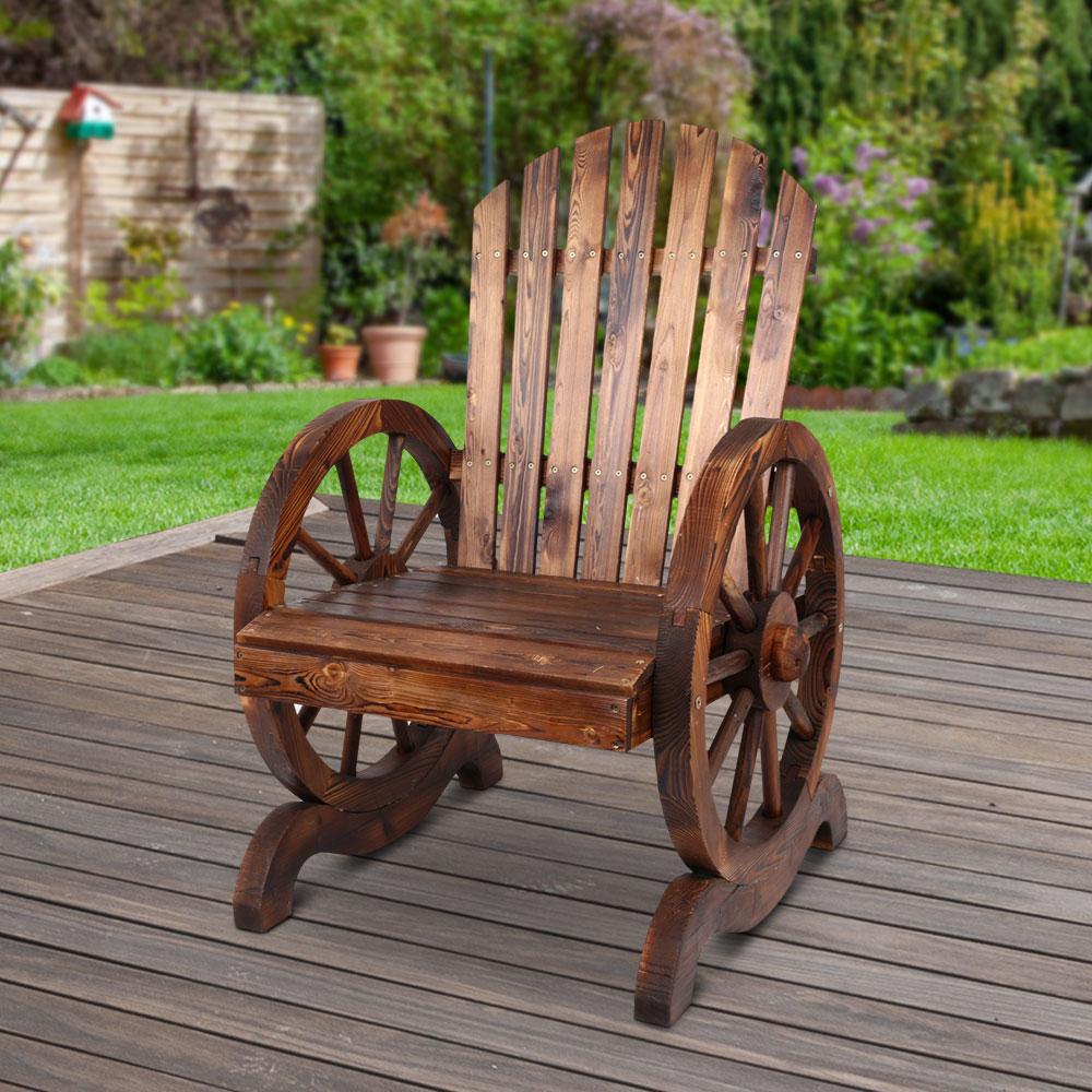 Wooden Wagon Chair Outdoor - Outdoorium