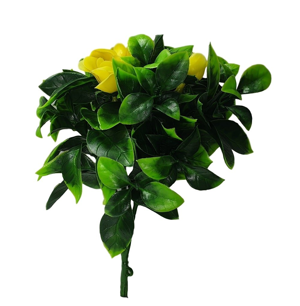 Yellow Rose Vertical Garden / Green Wall UV Resistant Sample - Outdoorium
